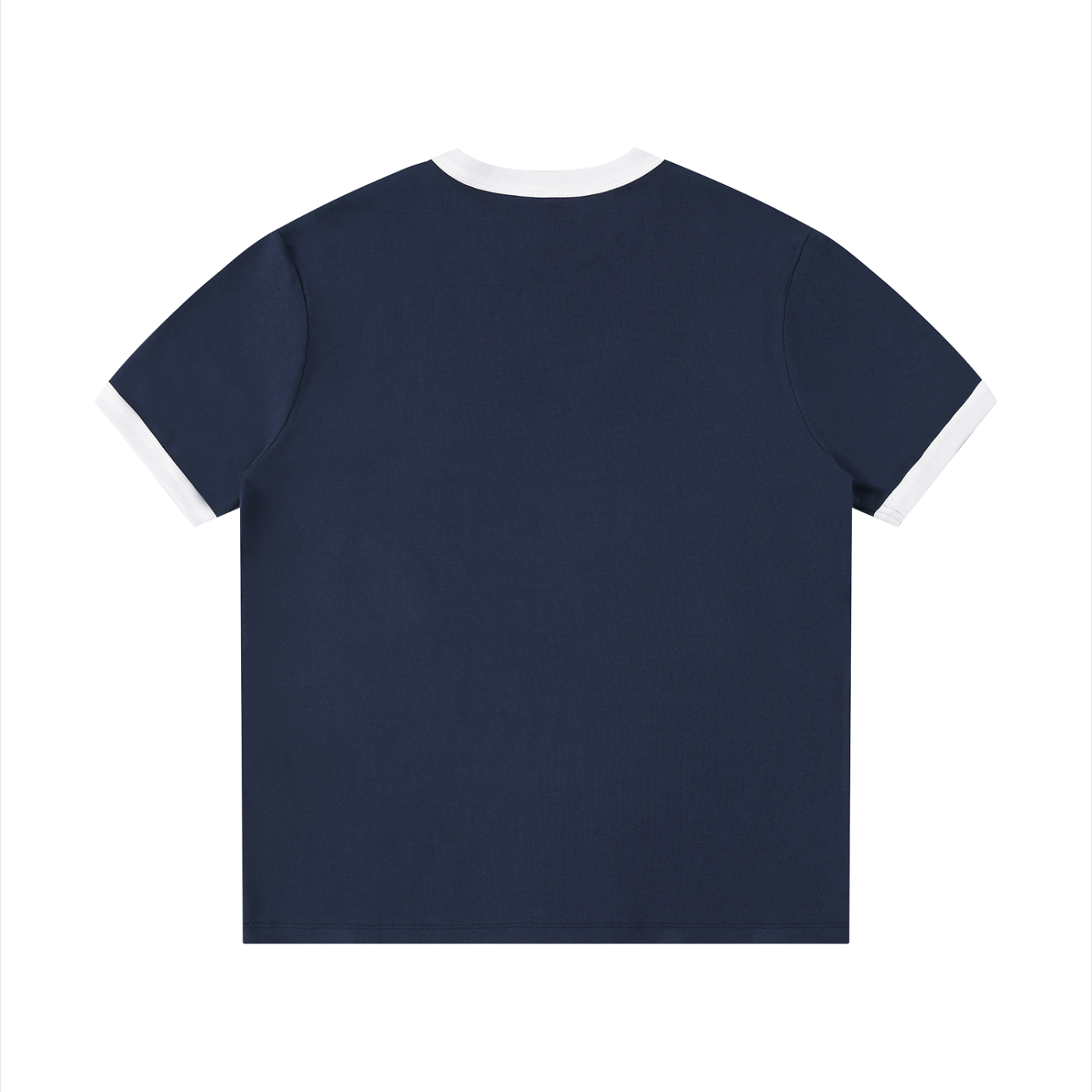 Navy/White Cropped Ringer T-Shirt